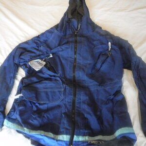 Nitro Blue Element Division Ski Snowboard Jacket Size Large